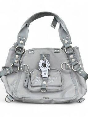 Blue Gray Women's Shoulder Bag